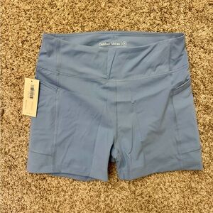 Outdoor Voices Women’s Dusty Blue Bike Shorts